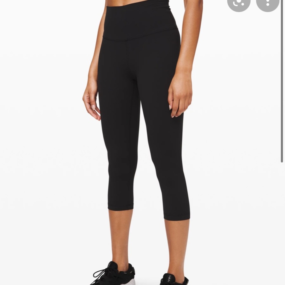 Lululemon cropped wunder under leggings